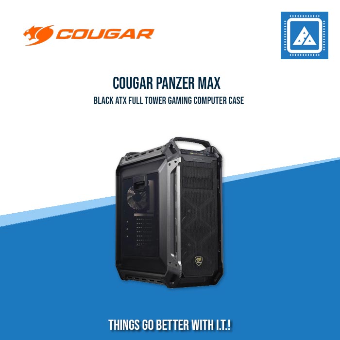 COUGAR  PANZER MAX BLACK  ATX FULL TOWER GAMING COMPUTER CASE COUGAR  PANZER MAX BLACK  ATX FULL TOWER GAMING COMPUTER CASE